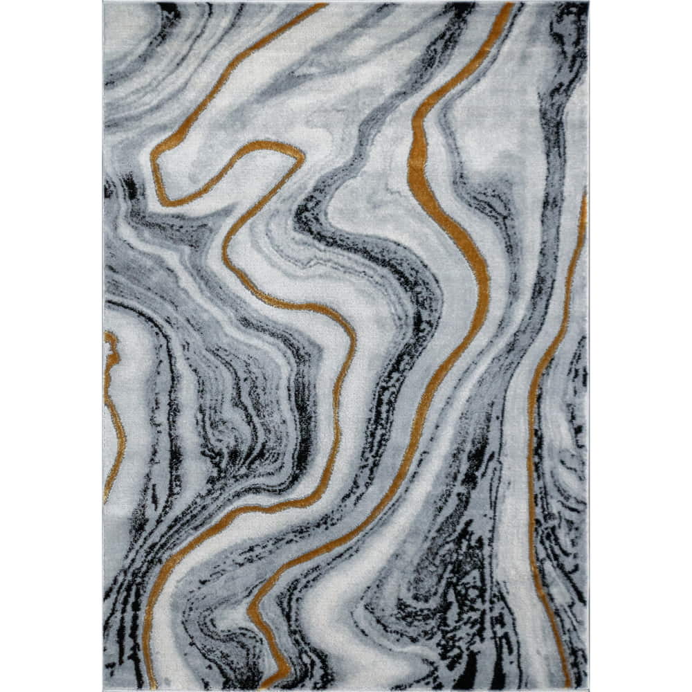 Kusový koberec Mramor 6999 grey/gold 60x110